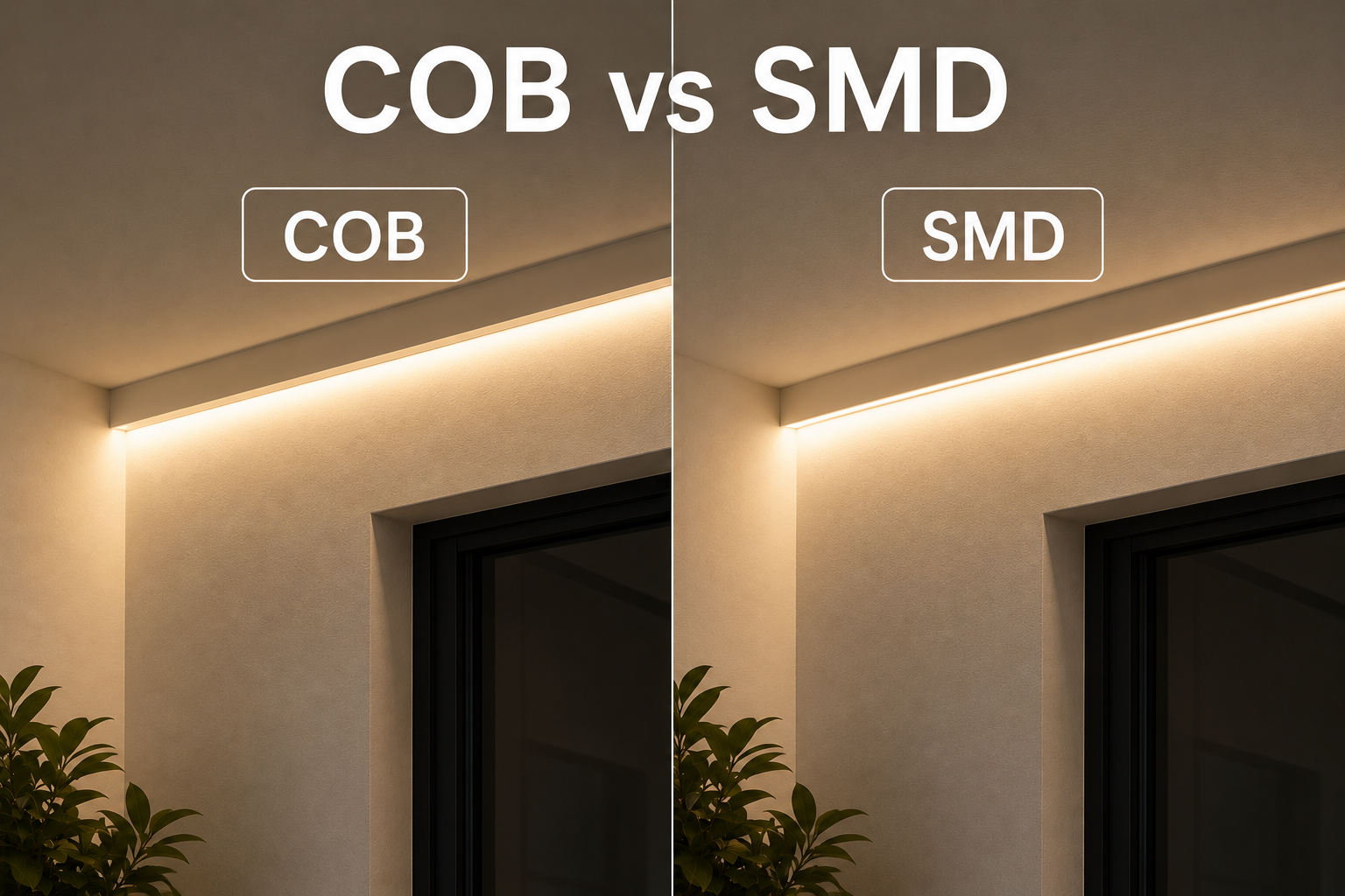 Taśma COB vs SMD – która technologia LED jest lepsza?
